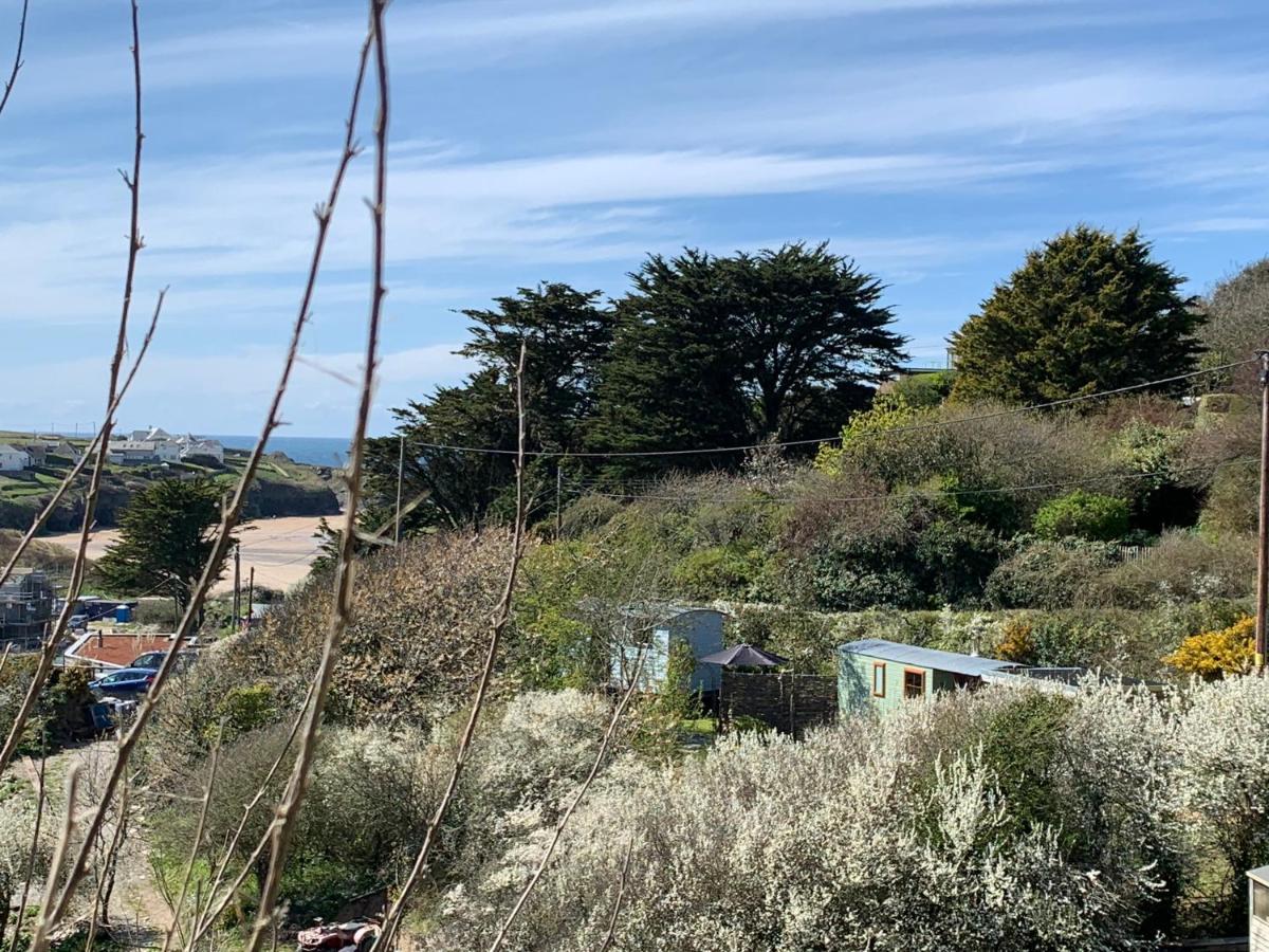 Tides Reach, Deluxe Shepherds Hut 1, 100M From The Beach Saint Merryn Exteriér fotografie